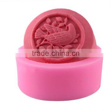 Liquid Silicone Soap Mold DIY Fondant Cake Decoration Mould Tool Magpie Pigeon 1688 Agent photo-4