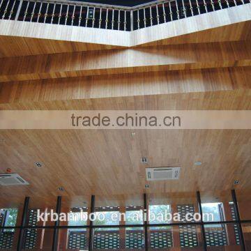 Carbonized Horizontal 2 Layers Matt Finish Bamboo Wall Panel and Bamboo Ceiling With Durable Quality
