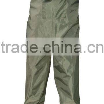 with chest pocket breathable waterproof fishing wader