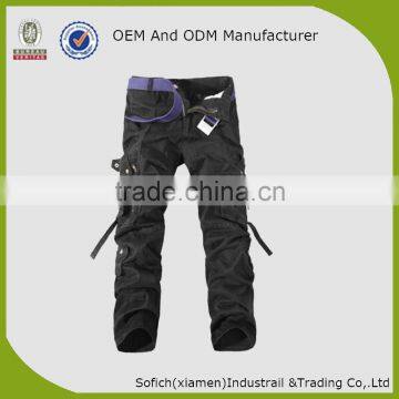 Wholesale mens more colorful pants with 100% cotton twill