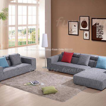 2017 Morden frabic sofa bed is made by E1 borad for living room furniture