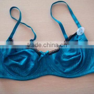 js-903 dark blue color no pad bra in stock