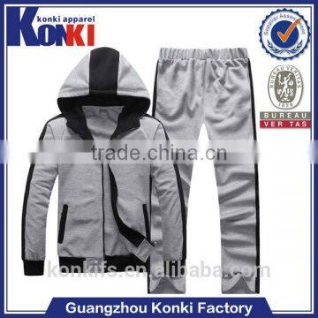 Fashionable cheap custom zipper slider sports suit