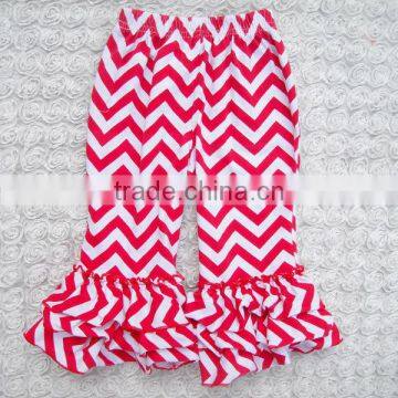 Cotton ruffle beach long pants for baby