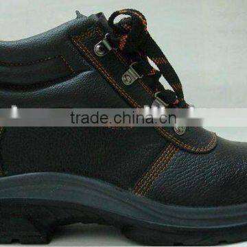 fashion high heel men leather safety shoes split leather