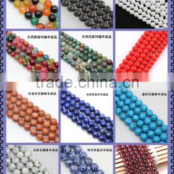 High Grade Natural Green Agate Stone Strand With Crystal Rhinestone Paving Crystal Natural Stone Beads for Diy Jewelry photo-3