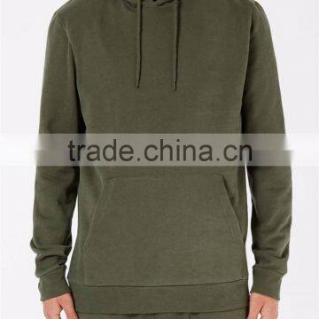 Plain Classic Fit Hoodie Khaki Army Green Oversized Men Sweat Shirts Custom Logo Design Clothings photo-4