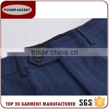 Best Brand Chinese Factory Custom Design Men'S Slim Fit Stripped Suit For Men photo-4