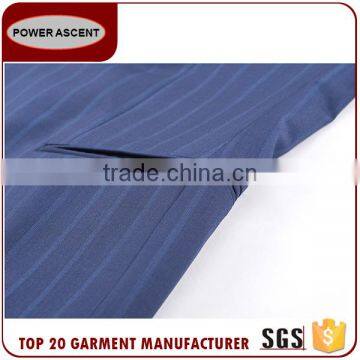 Best Brand Chinese Factory Custom Design Men'S Slim Fit Stripped Suit For Men photo-6