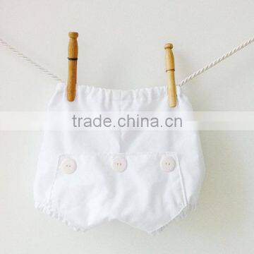Navy Baby Underwear Button Style Infant Cotton Clothes Baby Bloomers With Diaper Cover photo-2