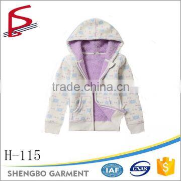 Hoody Factory Custom Colorful Printed Fleece Zip Hoodies photo-3