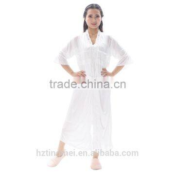 Luxury Women Satin Dress Skirt Sexy Transparent With Lace