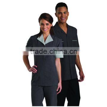 Stylish Updated Hotel Housekeeping Service Uniform Tunics photo-2