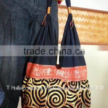 New Thai Silk Embroidered Handbag Tote Bag