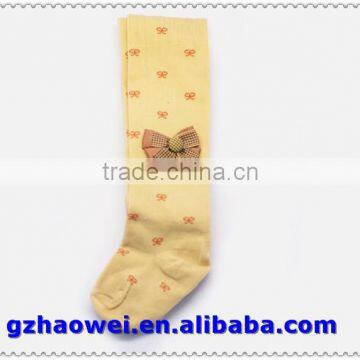 Bowknot Printed School Girls Pantyhose photo-3