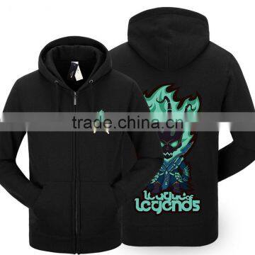 Factory Wholesale Fitness Hoodie Girl Full Zipper Hoodie Jacket Embroidered Hoodie
