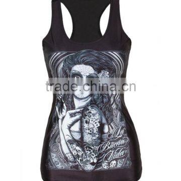 Girls Printed Sleeveless T Shirt Singlet Tank Tops photo-2