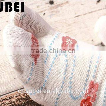 Flowers Pattern Socks, Cute 2 Toe Socks photo-3