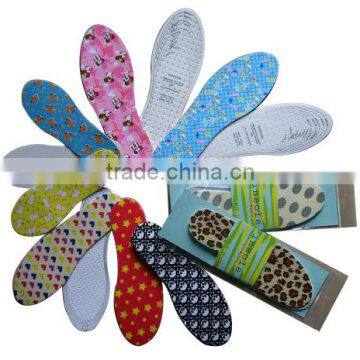 China traditional anti sweat PU function shoe insoles