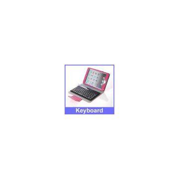 Leather Case with ABS Bluetooth Keyboard for iPad mini KB04