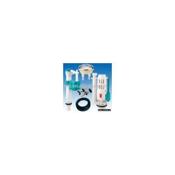 Toilet Tank Fittings / Sanitary ware with Fill Valve and Dual Flush Mechanism
