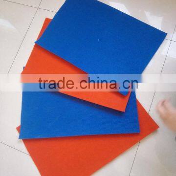 100% polyester nonwoven plain exhibition carpet