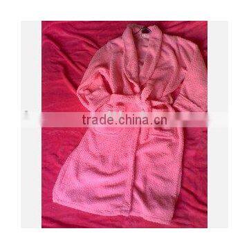 100% cotton terry bathrobe