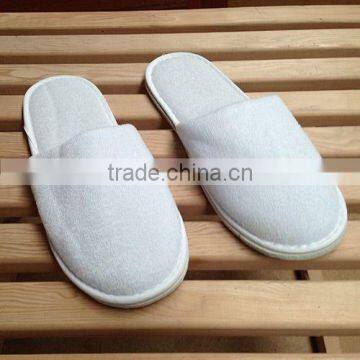 White universal hotel slippers slippers terry towel waffle slippers