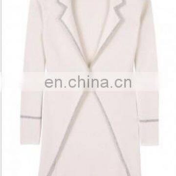 new style fashion long cashmere coat for girls