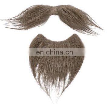 Party use artificial mustache mans brown fake beard with high quality MH2060