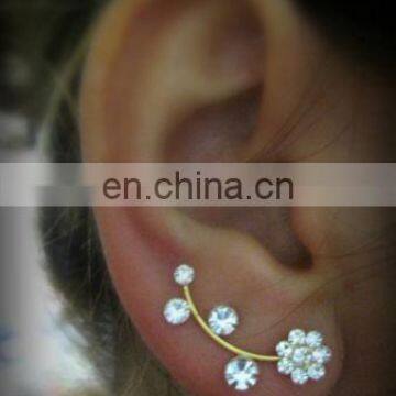 Daisy Ear Sweep Wrap Cuff Earring