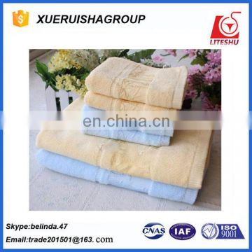 bamboo fiber fabric advertising use face towel oem logo