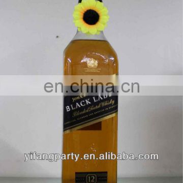 Tequila wine bottle flower JPH19, sunflower for decoration of the bottle