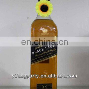 Tequila Wine Bottle Flower JPH19, Sunflower for Decoration of the Bottle