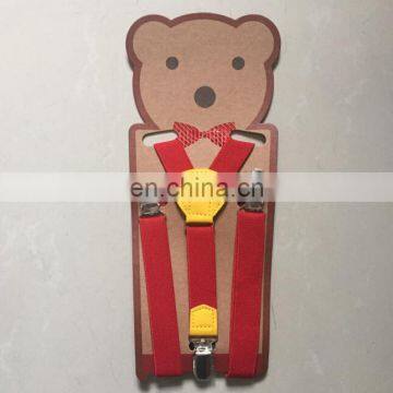 2017 yiwu longkang hot sale fashion cartoon packing kids suspenders