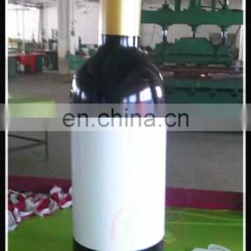 Factory Direct giant inflatable wine bottle model,advertising red wine bottle,cheap promotion bottle