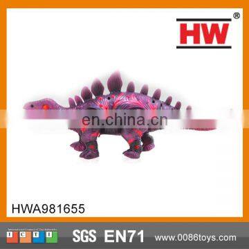 Battery operated musical lighting walking electric mini dinosaur