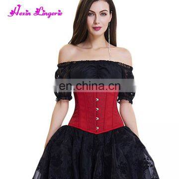 Wholesale Halloween Red Women Sexy Slimming 10 Fish Boned Waist Shaper Corset