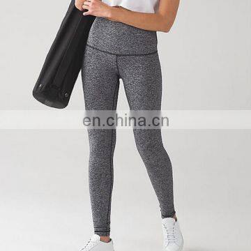 moisture wicking heather women leggings for yoga