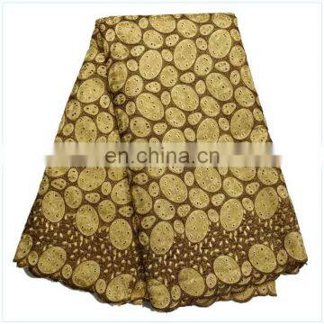 top disgn 100% cotton fashion beautiful flower cotton guipure lace fabric for dress SD2015083003