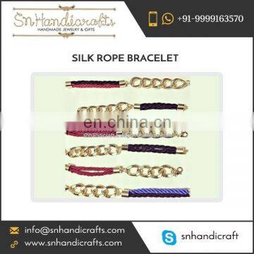 Best Quality Attractive Look Silk Rope Bracelet from Authentic Dealer