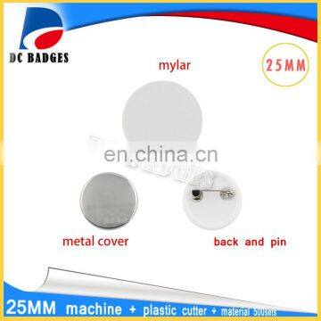 New 25 mm Rotating Button Badge Machine Combination + 500 Sets of Badge Material + Adjust Circle Cutter photo-3