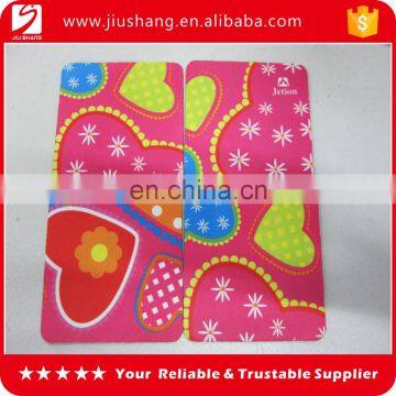 Personalized anti-skid rubber and polyester mug coaster for cup