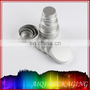 round aluminum box with screwed lid