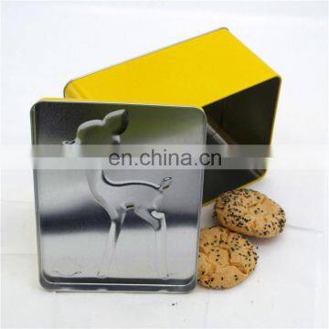 Aluminum Tin Novelty Cookie Jar Tin Cookie Box photo-6