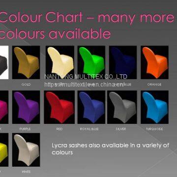 spandex fabric lycra chair cover