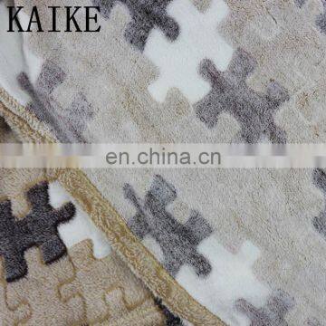 Warm Baby Soft Custom Print Muslin Polyester Polar Fleece Flannel Swaddle Blanket photo-4