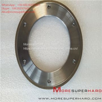 164*6*105*3*3 Metal Bond Diamond Grinding Wheel for Glass Machine  Alisa@moresuperhard.com