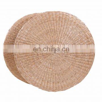 Natural Handmade Organic Round Portable Rattan Meditation Chair photo-2