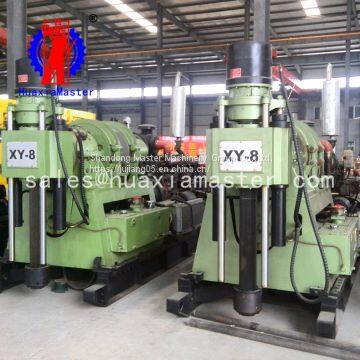 In stock XY-8  crawler hydraulic drilling rig water well drilling rig for sale